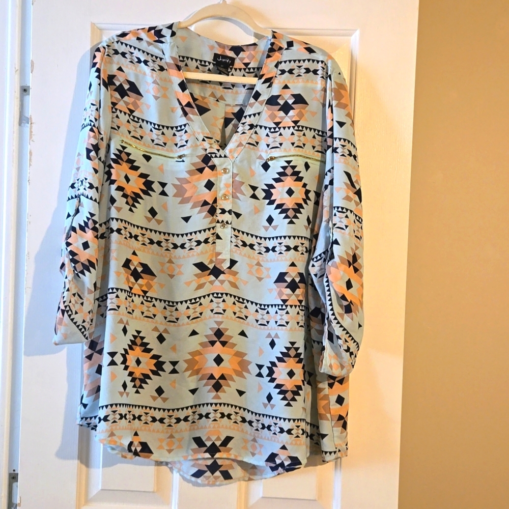 Womens Southwest style Blouse.